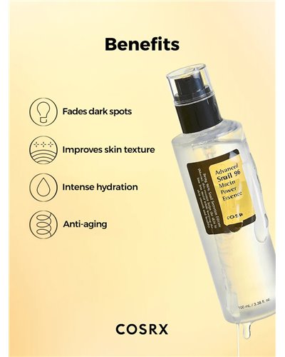 COSRX Advanced Snail 96 Mucin Power Essence- Ενυδατικό essence με βλεννίνη σαλιγκαριού