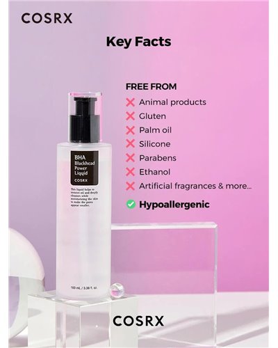 COSRX
BHA Blackhead Power Liquid – Απολεπιστικό προϊόν με BHA & νιασιναμίδη