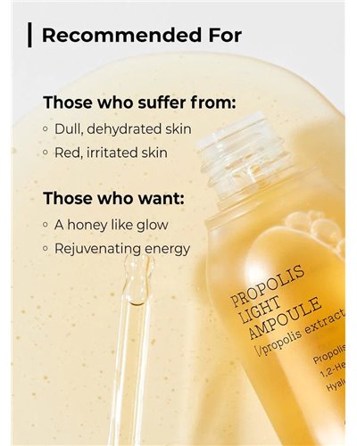 COSRX
Full fit Propolis Light Ampoule-Αμπούλα εντατικής περιποίησης για λείο και λαμπερό δέρμα