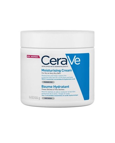 CeraVe Moisturising Cream Ενυδατική Κρέμα Προσώπου και Σώματος με Ceramides και Υαλουρονικό Οξύ 454gr