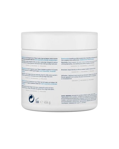 CeraVe Moisturising Cream Ενυδατική Κρέμα Προσώπου και Σώματος με Ceramides και Υαλουρονικό Οξύ 454gr