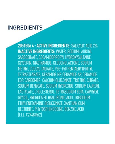 CeraVe Blemish Control Cleanser Gel Καθαρισμού Προσώπου Για Δέρμα Με Τάση Ακμής Με Σαλικυλικό Οξύ & Ceramides 236ml