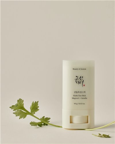 Beauty of Joseon
Matte Sun Stick Mugwort & Camelia SPF 50 PA++++ – Ματ Αντιηλιακό στικ με αρτεμισια