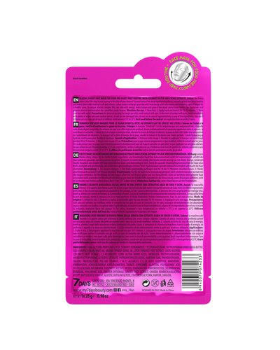 7DAYS Face mask BLAZING FRIDAY For your pre-party perp routine with coconut water and Lychee, 28 g