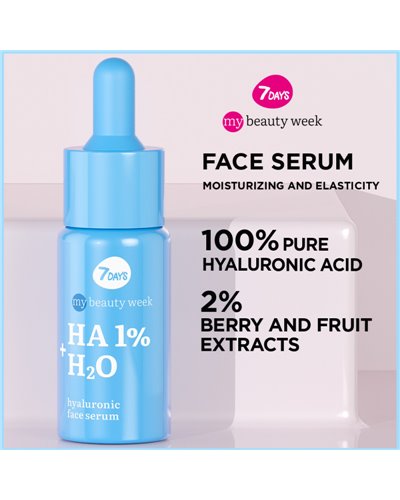 7DAYS MB HA 1%+H2O Hyaluronic face serum, 20 ml