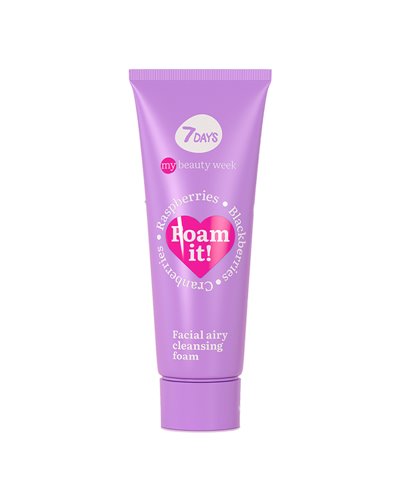 7DAYS MB Facial airy cleansing foam FOAM IT!, 80 ml