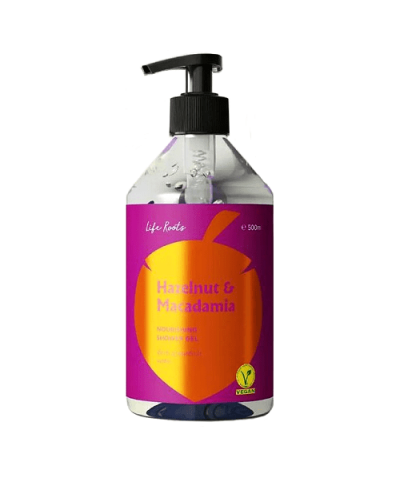 Life Roots - Nourishing Shower Gel - Hazelnut & Macadamia 500ml