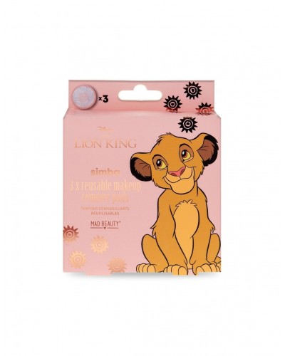 MAD BEAUTY - LION KING RE-USABLE MAKEUP CLEANSING PADS