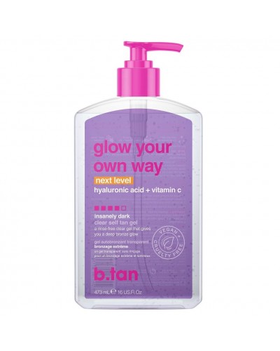 Glow your own way next level, Self tan gel 437ml - BTan