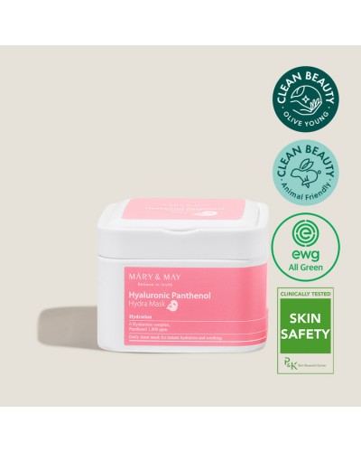 Mary & May Hyaluronic Panthenol Hydra Mask - 30 τεμάχια μάσκες προσώπου
