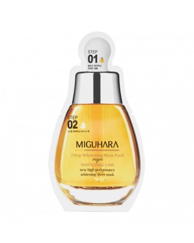 Miguhara 2 STEP WHITENING MASK PACK ORIGIN