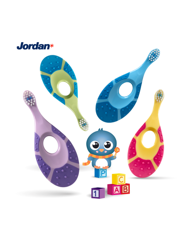 Jordan Step by Step Extra Soft (0-2 ετών) Βρεφική - Παιδική Οδοντόβουρτσα, 1 τεμ