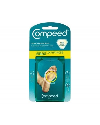 Compeed Σκληρύνσεις 6 μεσαία επιθέματα