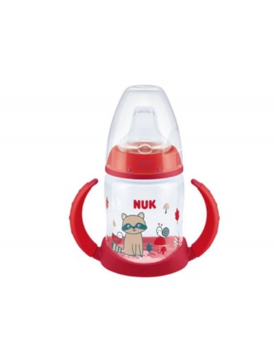 Nuk First Choice Μπιμπερό Εκπαίδευσης Με Λαβές & Μαλακό Στόμιο Σιλικόνης