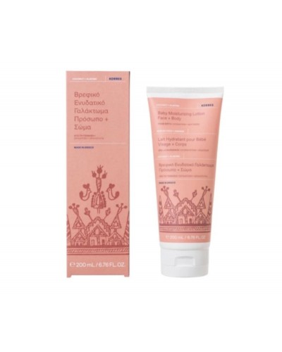 Korres Baby Moisturizing Lotion Face & Body με Καρύδα & Αμύγδαλο 200ml
