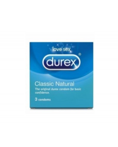 DUREX Classic Προφυλακτικά 3 Τεμάχια
