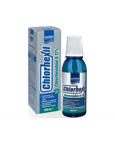 Chlorhexil Solution 0.12% Mouthwash Στοματικό Διάλυμα Χλωρεξιδίνης 250 ml
