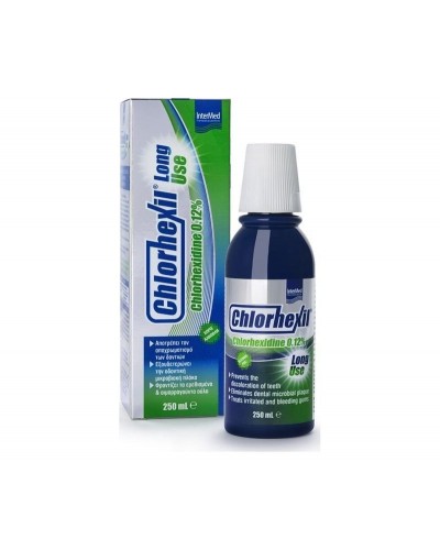 Intermed Chlorhexil 0.12% Long Use Mouthwash  Στοματικό Διάλυμα 250ml