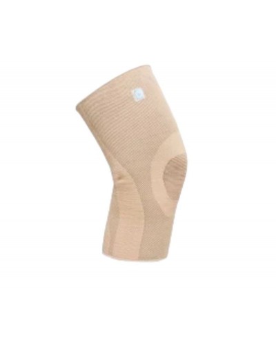 John's Knee Support Ελαστική επιγονατίδα με ειδική ελαστικότητα στο σημείο του γονάτου 1 ζεύγος size 6