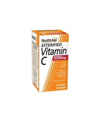 Health Aid Esterified Vitamin C Balanced & Non-Acidic 1000mg 30 ταμπλέτες