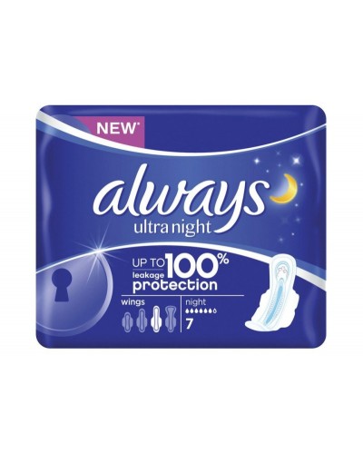 ΣΕΡΒΙΕΤΑ ALWAYSUltra Day & Night Μέγεθος 3 Σερβιέτες 7 Τεμάχια