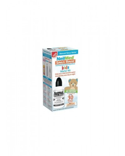 NeilMed Sinus Rinse Kids Starter Kit Σύστημα Ρινικών Πλύσεων για παιδιά  30 φακ