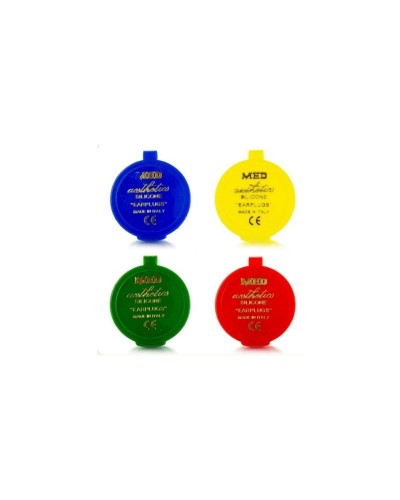 MED Earplugs 1 Ζεύγος ωτοασπίδες σιλικόνης