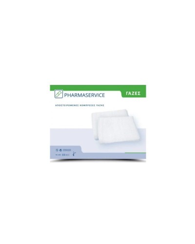 Pharmaservice Αποστειρωμένες Κομπρέσες Γάζης 17x30cm 12τμχ