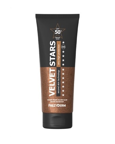Frezyderm VELVET STARS SUN SCREEN SPF 50+ - Αντηλιακό βελούδινης υφής με λάμψη