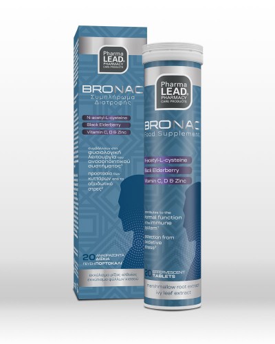 Pharma Lead Bronac Αναβράζοντα Δισκία 82g 20tabs