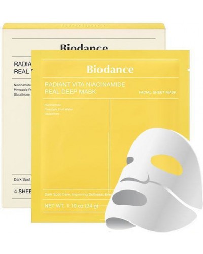 Biodance - Radiant Vita Niacinamide Real Deep Mask 1 τεμάχιο