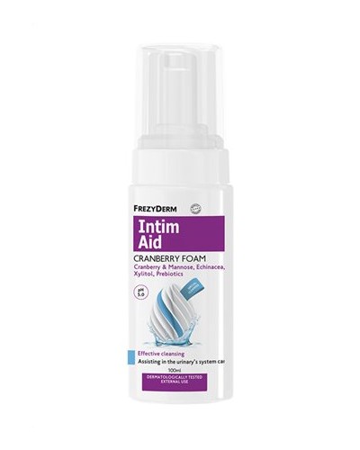 Frezyderm Intim Cranberry Foam Αφρός Καθαρισμού για την Ευαίσθητη Περιοχή 100ml