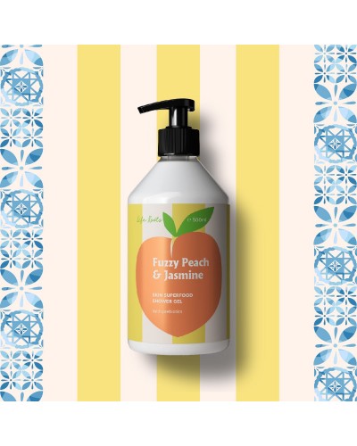 Liferoots Skin Superfood Shower Gel Fuzzy Peach & Jasmine 500ml