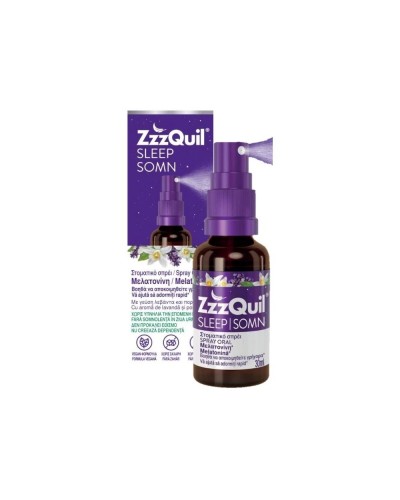 Zzzquil Sleep Melatonin Oral Spray Μελατονίνη σε Μορφή Spray για τον Ύπνο 30ml