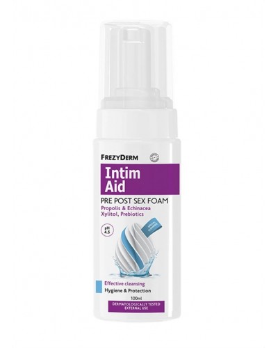 Frezyderm Intim Aid Pre Post Sex Foam pH4.5 Αφρός Καθαρισμού Ευαίσθητης Περιοχής
