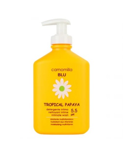 Camomilla Blu Tropical Papaya Intimate Wash Sensitive Area Cleanser pH 5.5 300 ml