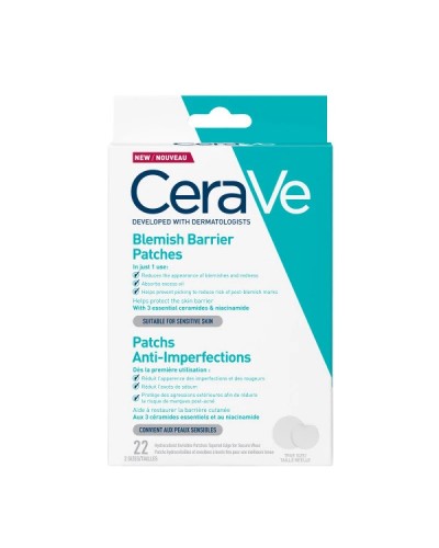 Cerave Blemish Barrier Patches Αυτοκόλλητα Επιθέματα Κατά των Ατελειών 22τμχ