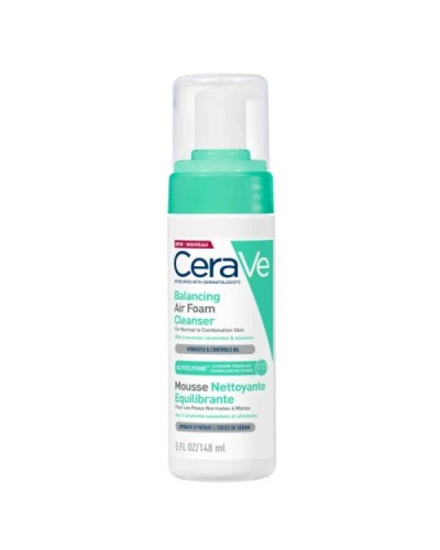 CeraVe Balancing Air Foam Cleanser Καθαριστικό Προσώπου για Κανονικές & Μικτές Επιδερμίδες 148ml