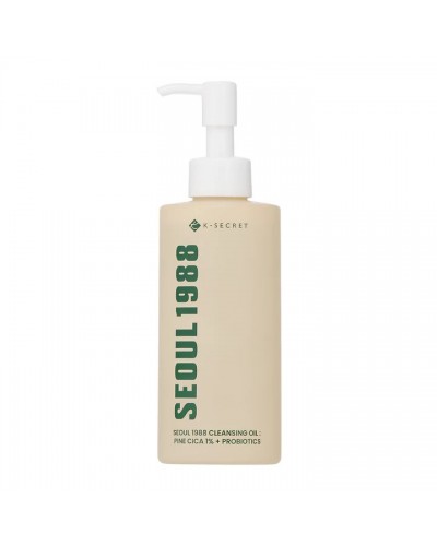 K-SECRET - SEOUL 1988 Pine Cica 1% + Probiotics - Makeup Removing Oil 200ml