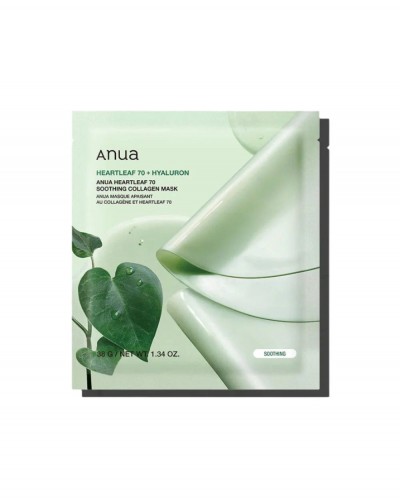 Anua  Heartleaf 70 Soothing Collagen Mask - Καταπραϋντική gel ολονύκτια μάσκα