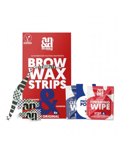 A.N.D. beauty - Brow Wax Strips 8 pcs