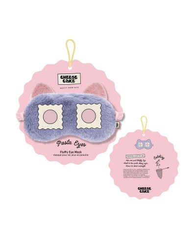 Upper Canada - Purple Fuzzy Embroidered Eyemask, Cheesecake