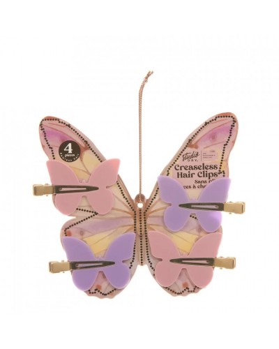Upper Canada - Danielle Butterfly Creaseless Hair Clips 4 pc