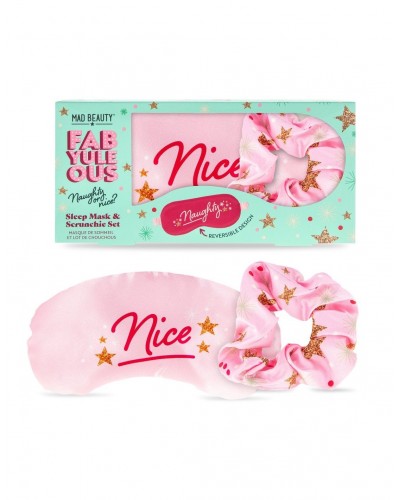 Mad Beauty FABYULEOUS SLEEP MASK AND SCRUNCHIE SET