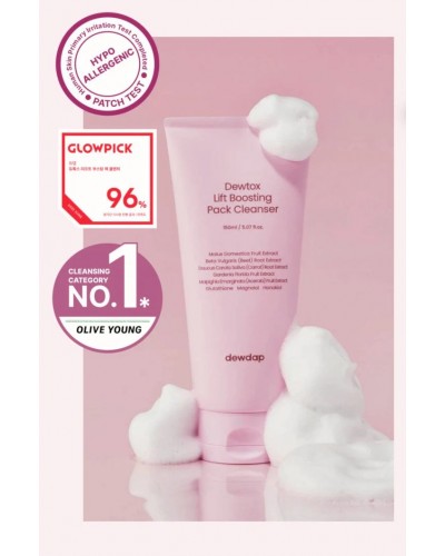 Dewdap Dewtox Lift Boosting Pack Cleanser 150mL