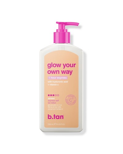 BTan Glow your own way Express, self tan lotion για μάυρισμα σε 1 ώρα 236mL