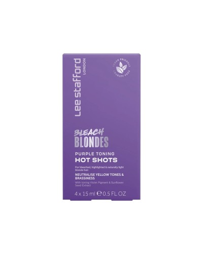 Lee Stafford - Bleach Blondes Purple Toning Hot Shots 4x15ml