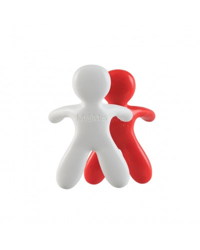 Mr&Mrs Fragrance - Set of 2 Cesare White & Red Car Fresheners New Car, National Spirit