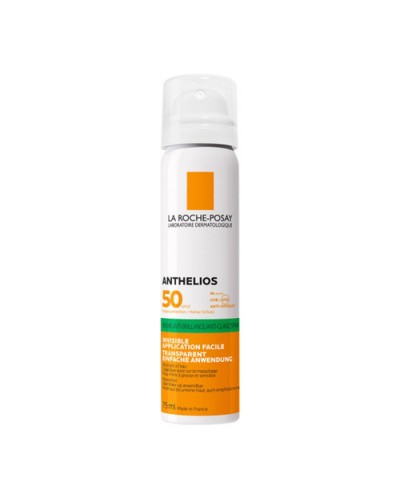 Anthelios Anti-Brillance Αντηλιακό Mist Προσώπου SPF50+ 75ml