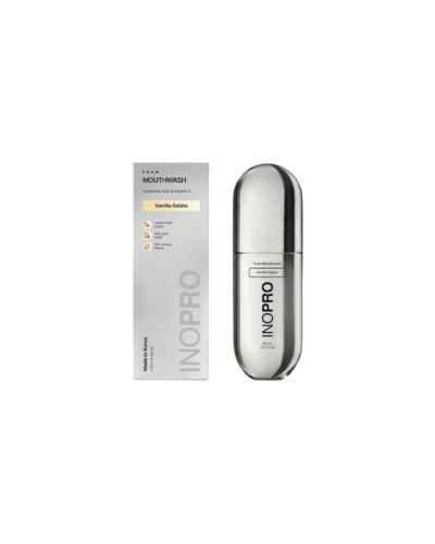 INOPRO Hyaluronic Acid & Vitamin C Foam Mouthwash Cinnamon Bun Στοματικό Διάλυμα, 60ml
